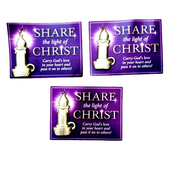 🎄✨ Christian Ornament Lot Snowflakes Candles Star 7 Pc Christian Gifts 🙏🏻🕯️ - Picture 3 of 10